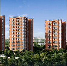 Four-tower residential community with 594 premium apartments
